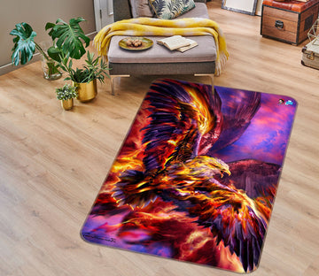 3D Flame Eagle 8248 Ruth Thompson Rug Non Slip Rug Mat