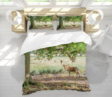 3D Fawn Tree 1064 Assaf Frank Bedding Bed Pillowcases Quilt