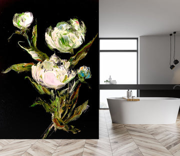 3D Hand Painted Flowers 290 Skromova Marina Wall Mural Wall Murals