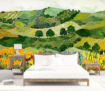 3D Colorful Garden 128 Allan P. Friedlander Wall Mural Wall Murals