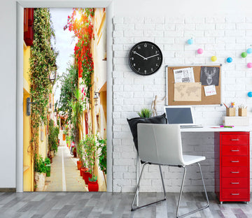 3D Flower Room 22133 Door Mural