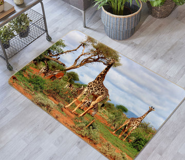 3D Giraffe 68195 Animal Non Slip Rug Mat