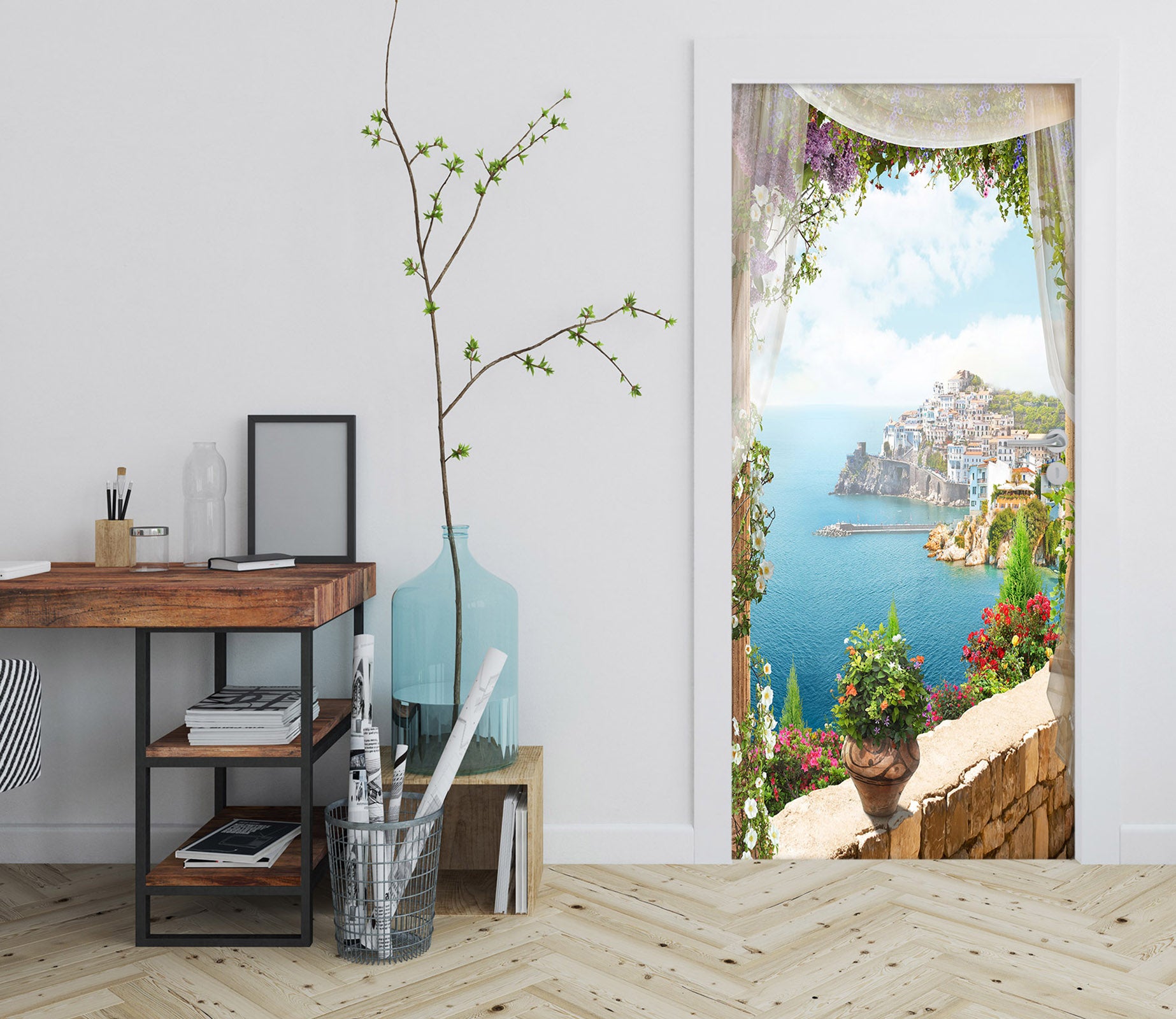 3D Island 22074 Door Mural