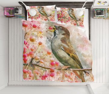 3D Bird 19234 Bed Pillowcases Quilt