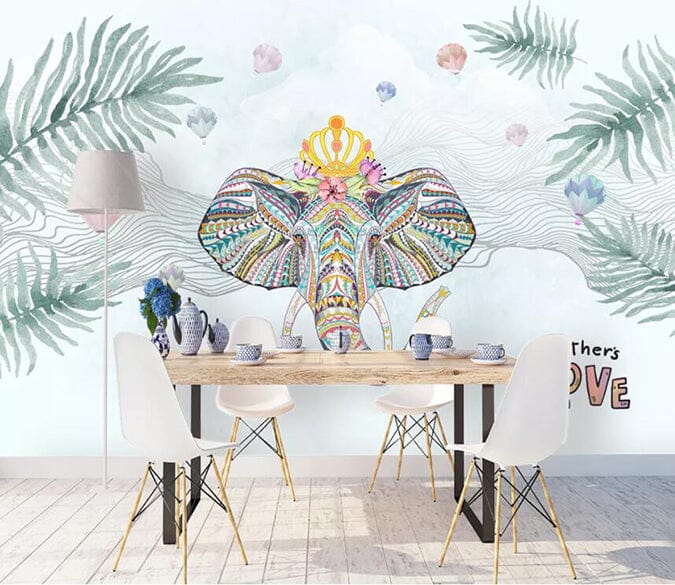 3D Color Elephant 2358 Wall Murals Wallpaper AJ Wallpaper 2 