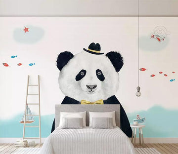 3D Cute Panda 1108 Wall Murals Wallpaper AJ Wallpaper 2 