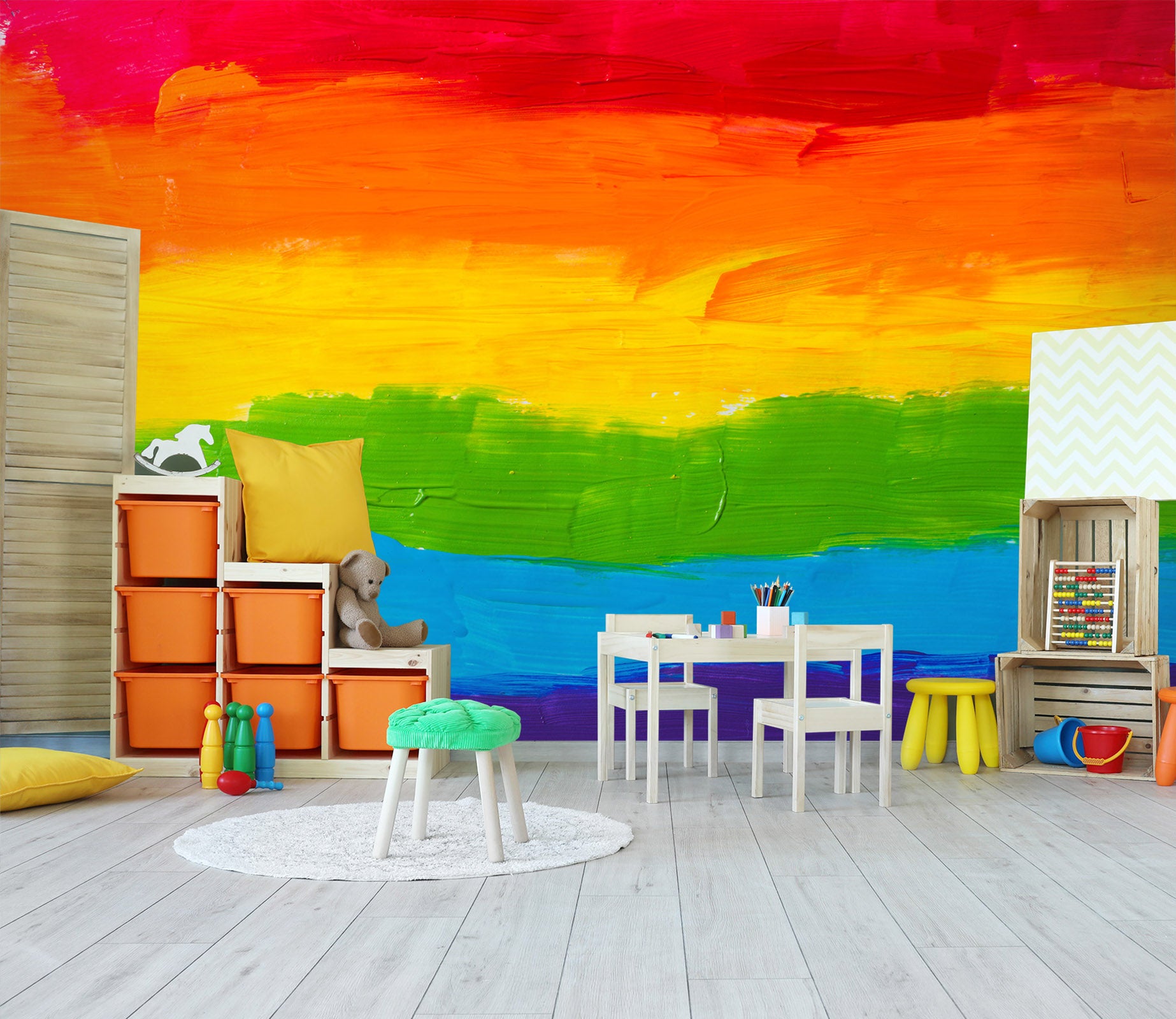 3D Colorful Bars 58079 Wall Murals