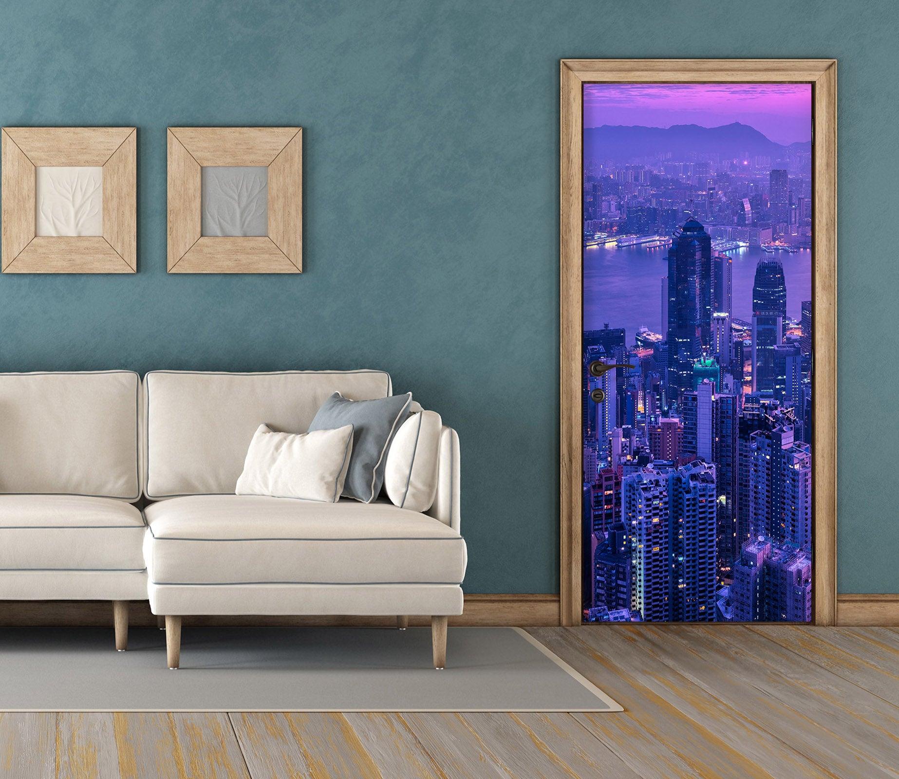 3D City Buildings 119134 Marco Carmassi Door Mural