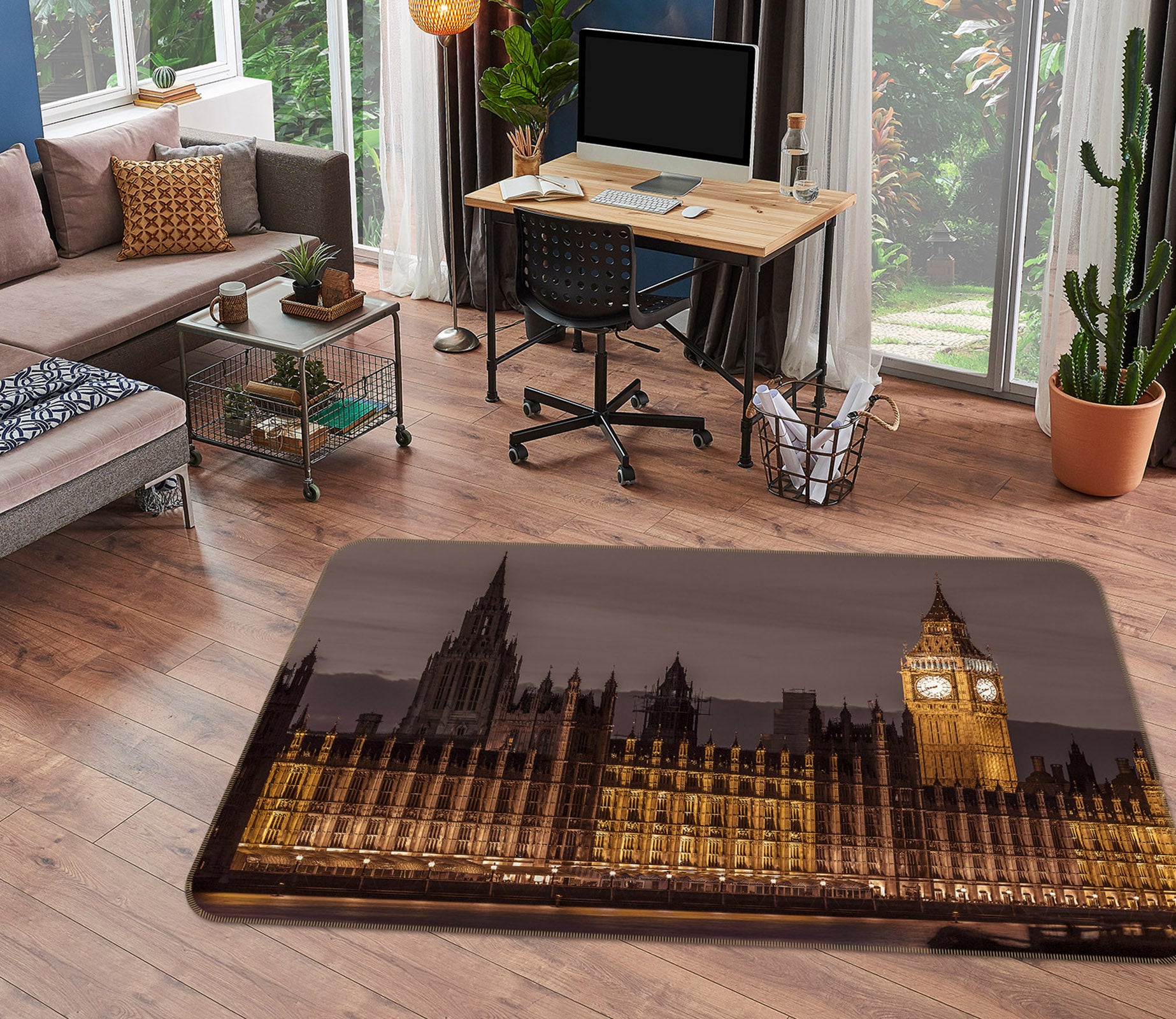 3D Building 83226 Assaf Frank Rug Non Slip Rug Mat