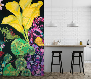 3D Yellow Cala 1403 Allan P. Friedlander Wall Mural Wall Murals Wallpaper AJ Wallpaper 2 