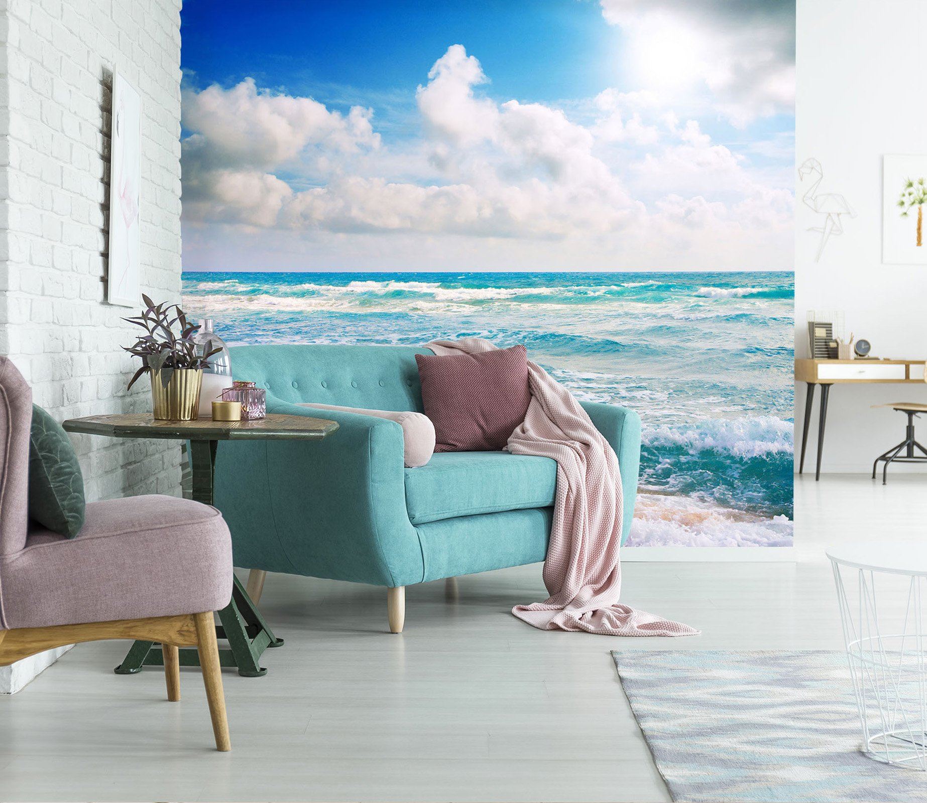 3D Beach Surf 35 Wall Murals Wallpaper AJ Wallpaper 2 