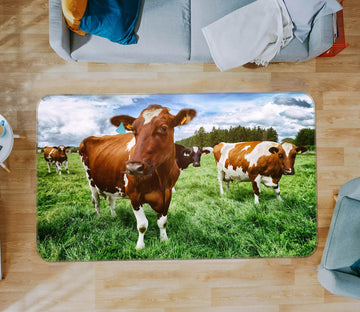 3D Grass Cattle 68199 Animal Non Slip Rug Mat