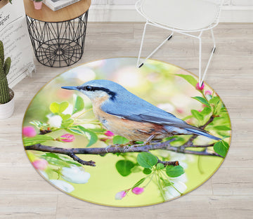 3D Sparrow 37227 Animal Round Non Slip Rug Mat