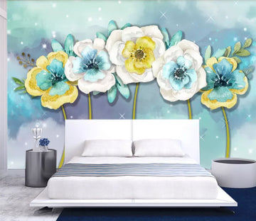 3D Pattern Flower WC710 Wall Murals