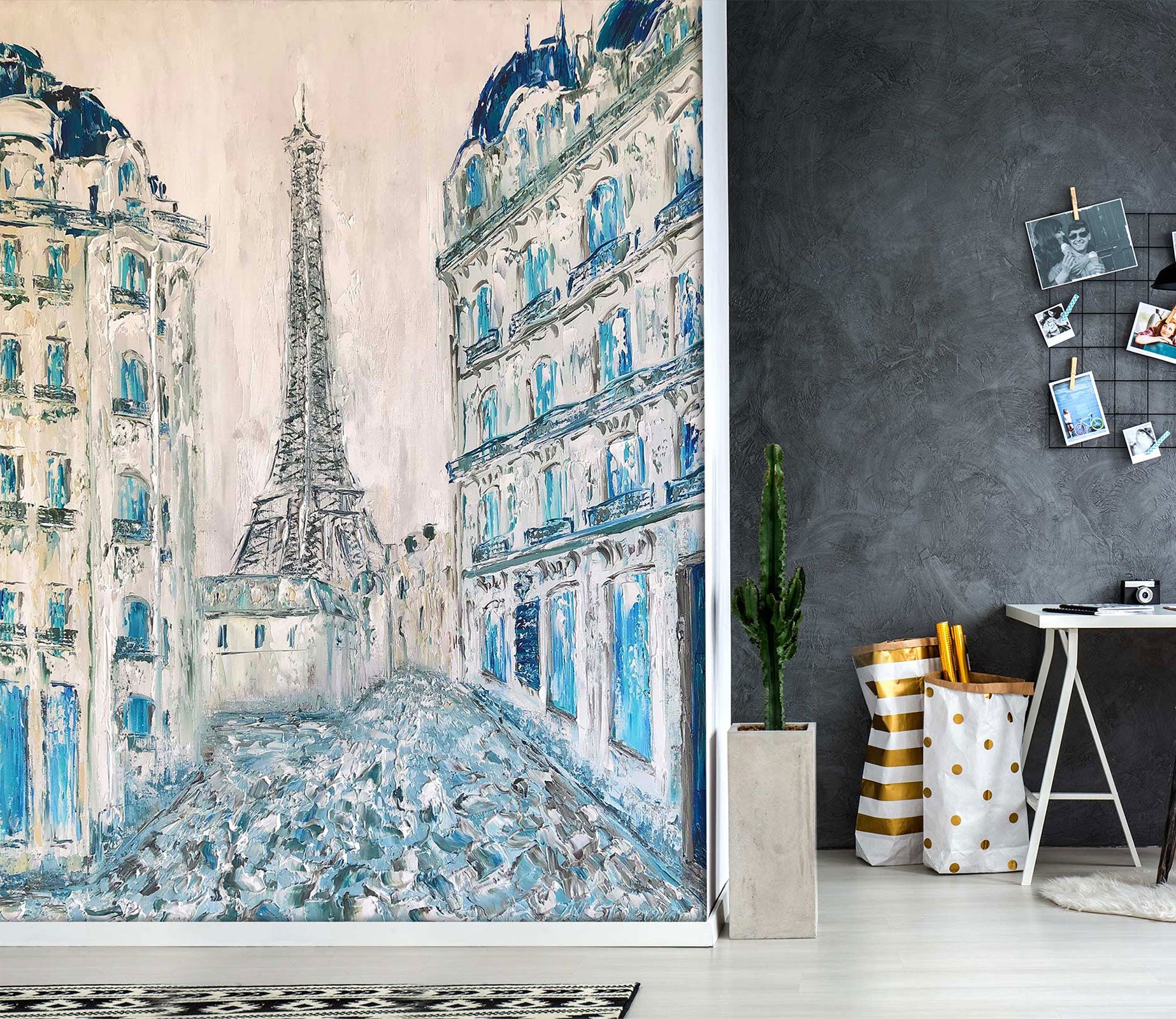 3D Eiffel Tower 166 Skromova Marina Wall Mural Wall Murals