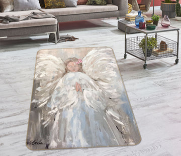 3D Angel Wings 1174 Debi Coules Rug Non Slip Rug Mat