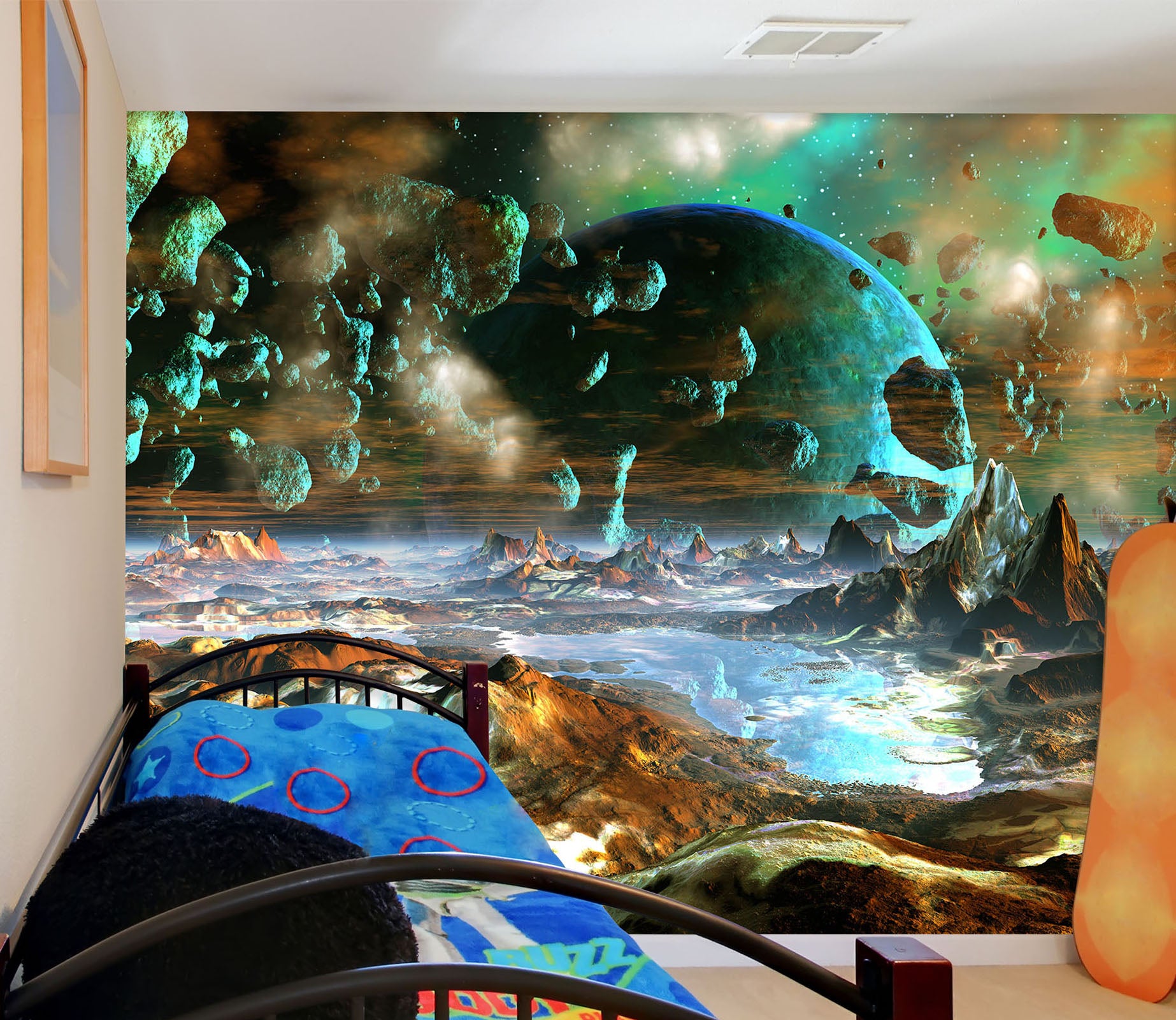 3D Planet Meteorite 58136 Wall Murals