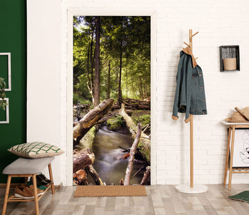 3D Forest Trees 23010 Door Mural