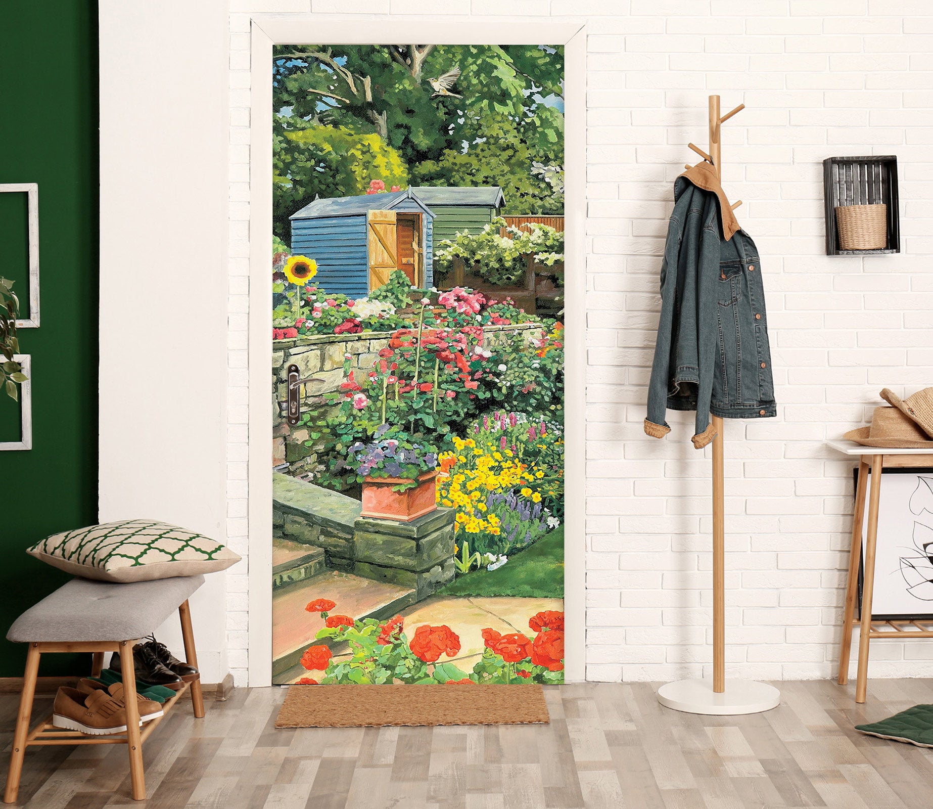 3D Garden 10361 Trevor Mitchell Door Mural