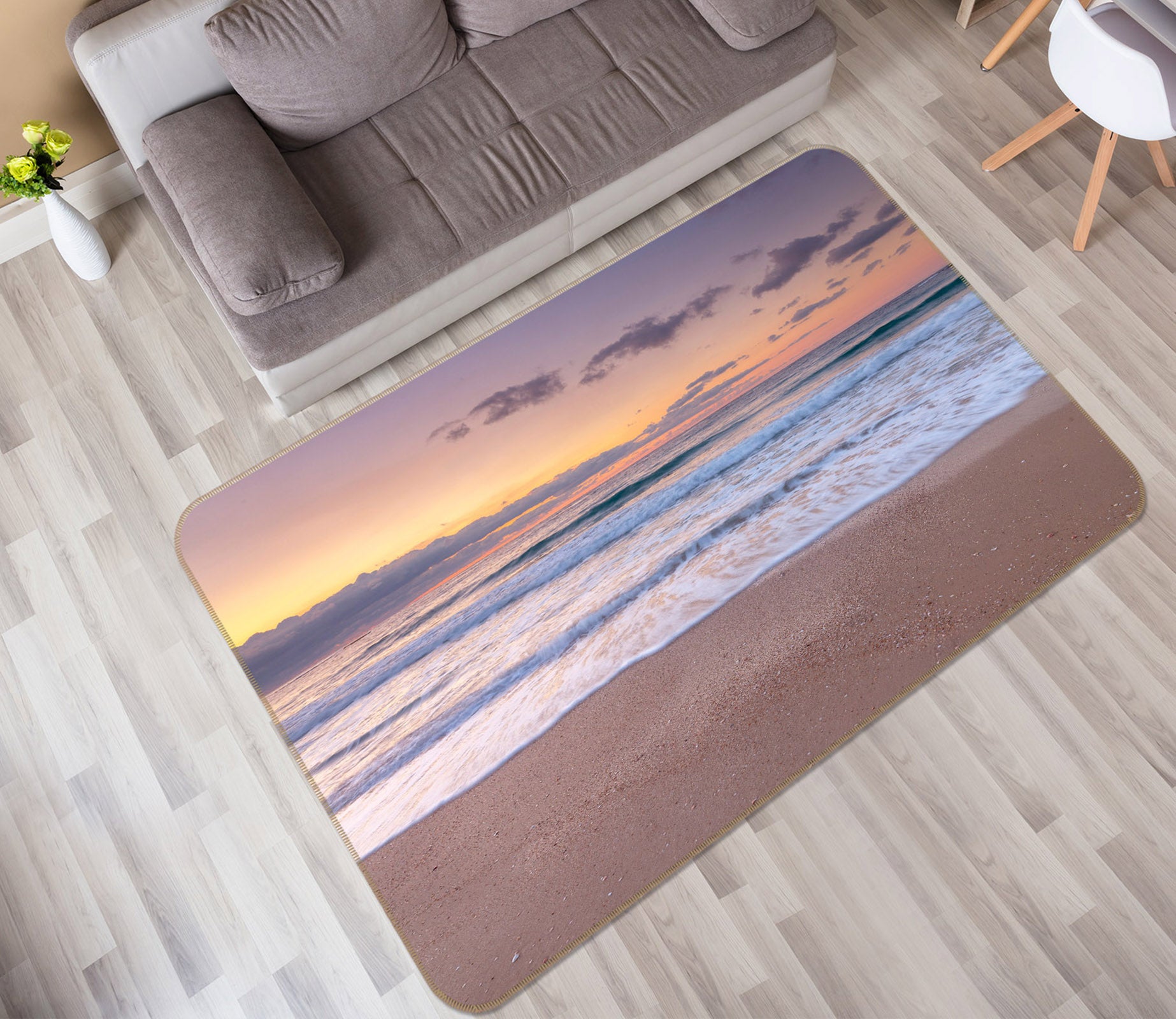 3D Seaside 83240 Assaf Frank Rug Non Slip Rug Mat