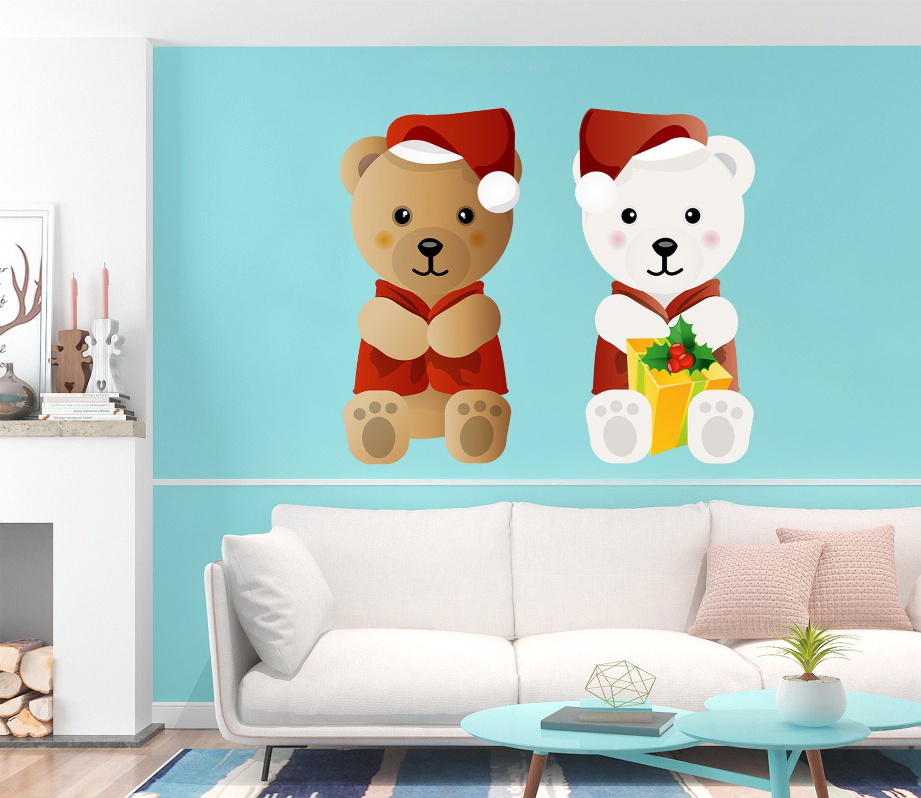 3D Teddy Bear Cute 46 Wall Stickers Wallpaper AJ Wallpaper 