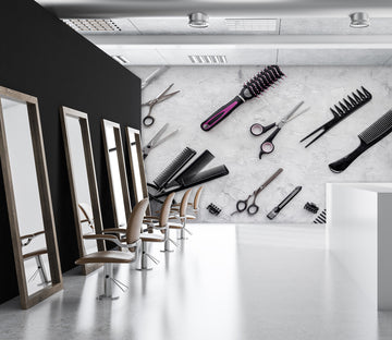 3D Various Combs 115157 Barber Shop Wall Murals