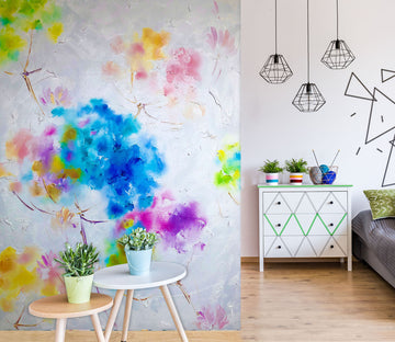 3D Watercolor Flowers 300 Skromova Marina Wall Mural Wall Murals