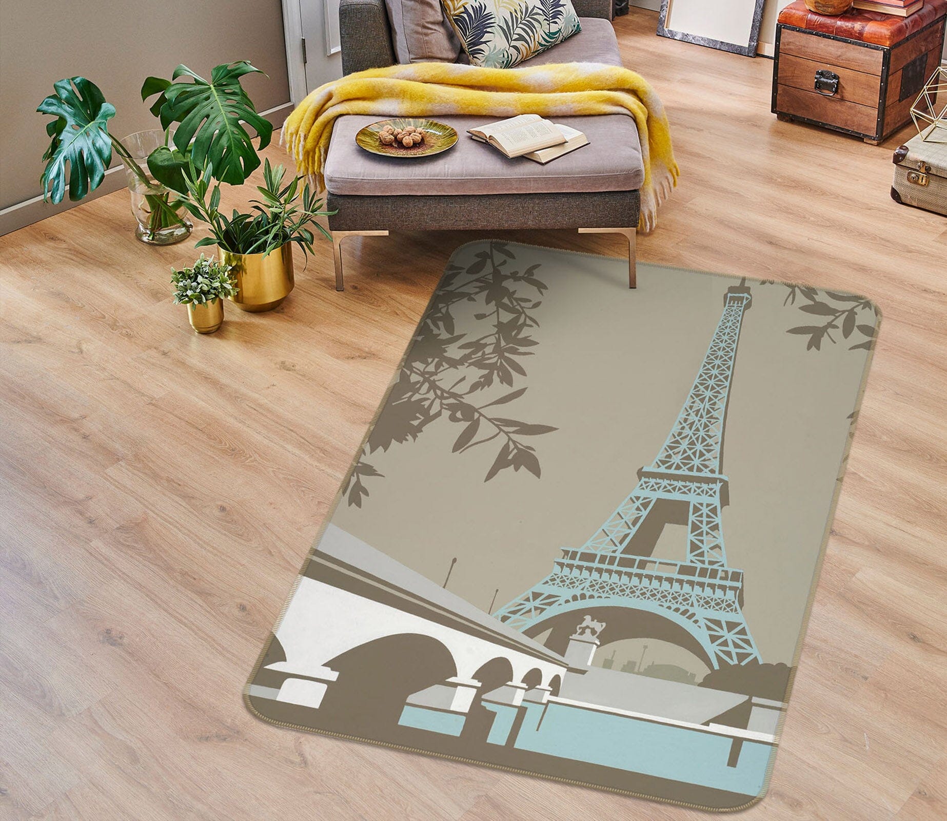 3D Paris 1129 Steve Read Rug Non Slip Rug Mat Mat AJ Creativity Home 