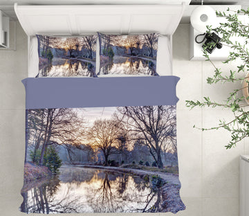 3D River Reflection 1032 Assaf Frank Bedding Bed Pillowcases Quilt