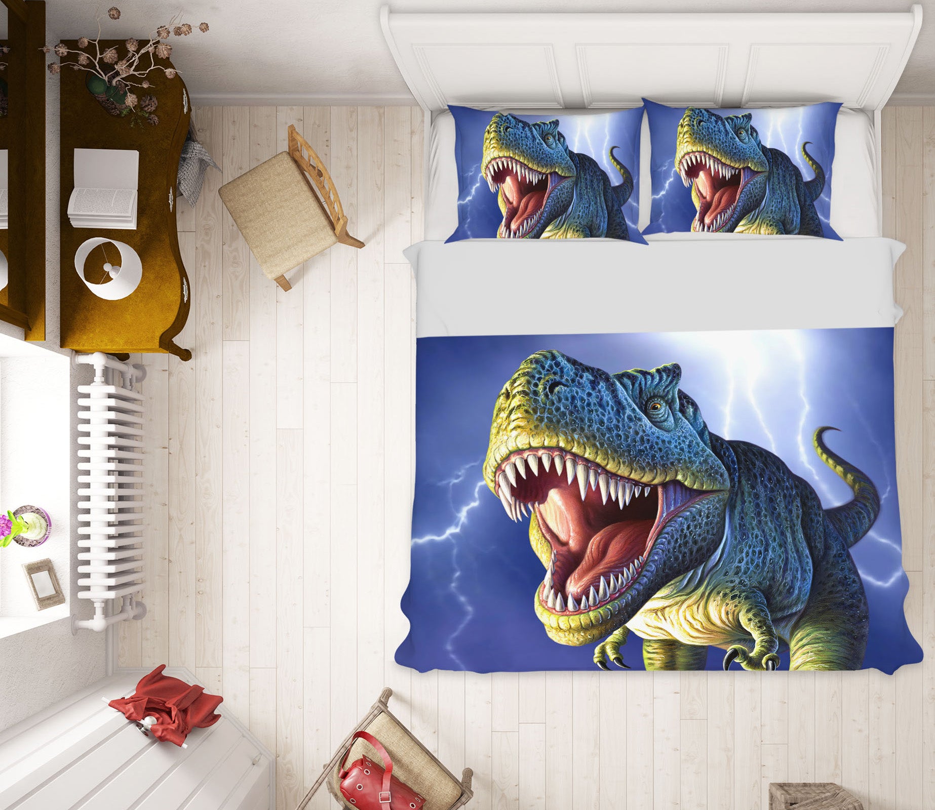 3D Lightning Rex 18064 Jerry LoFaro bedding Bed Pillowcases Quilt