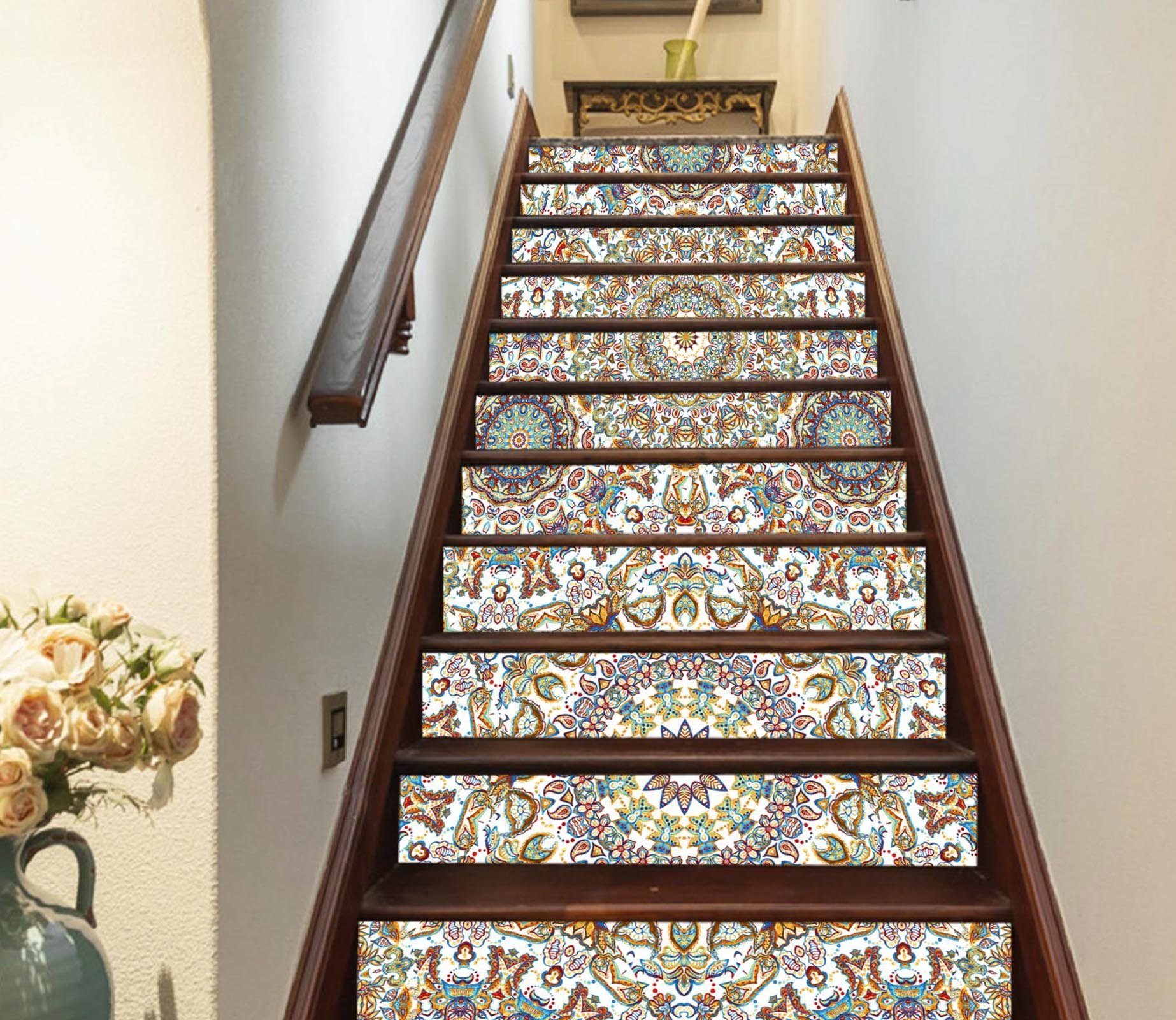 3D Classical Pattern 24 Stair Risers Wallpaper AJ Wallpaper 