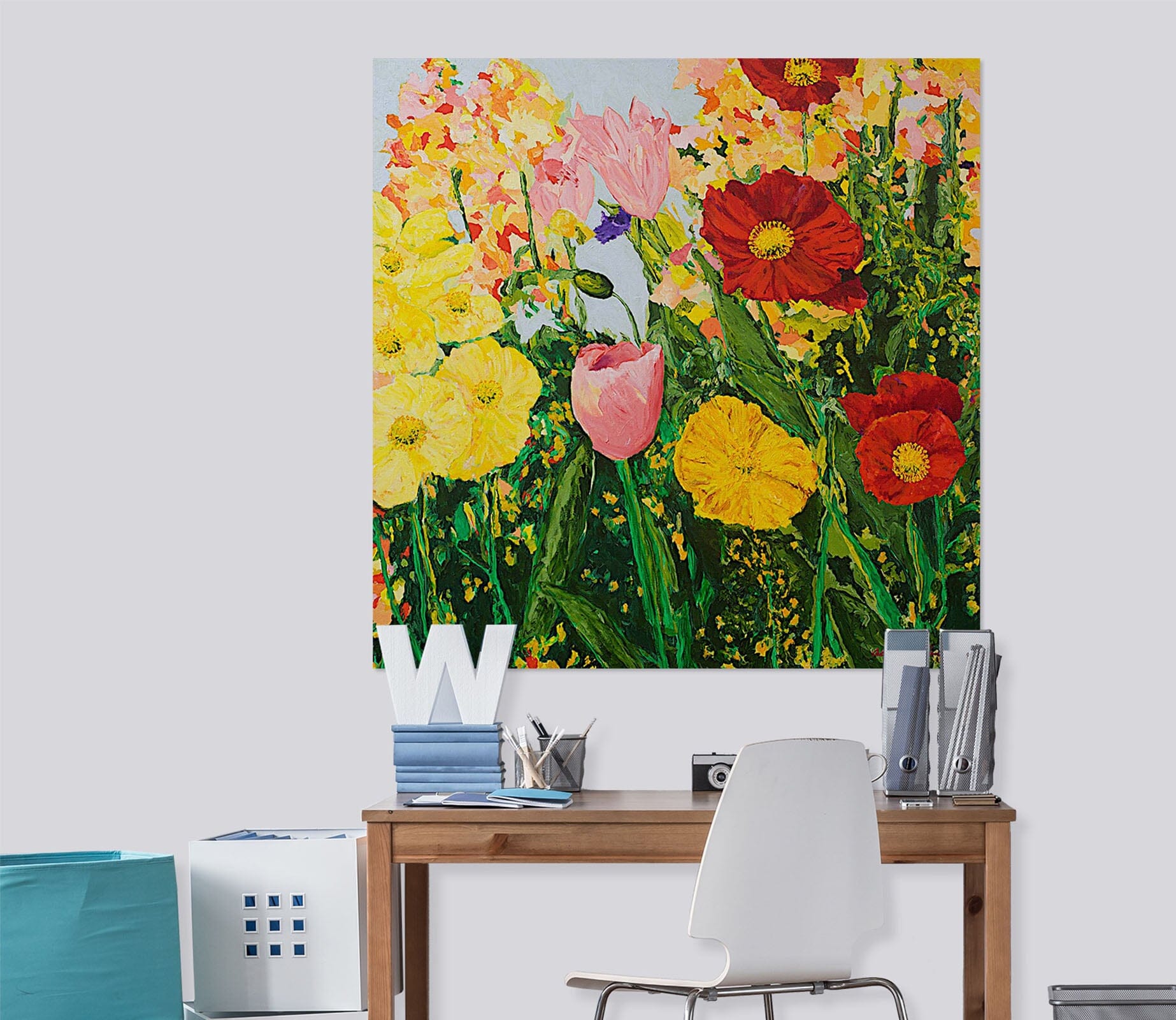 3D Color Flower 164 Allan P. Friedlander Wall Sticker Wallpaper AJ Wallpaper 2 