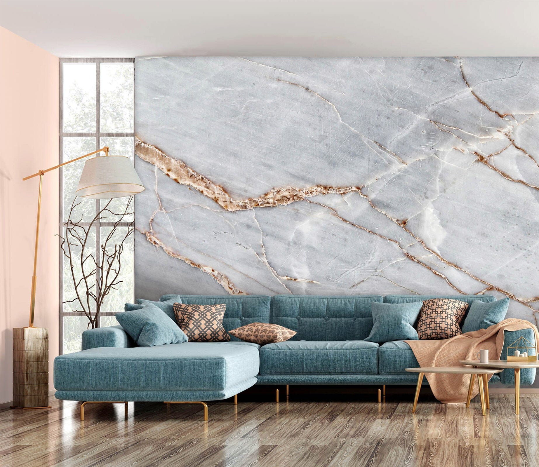 3D Marble Crack 08 Wall Murals Wallpaper AJ Wallpaper 2 