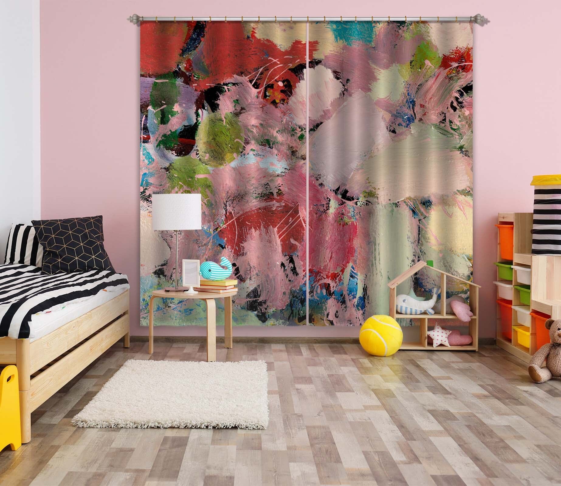 3D Color Graffiti 115 Allan P. Friedlander Curtain Curtains Drapes Curtains AJ Creativity Home 