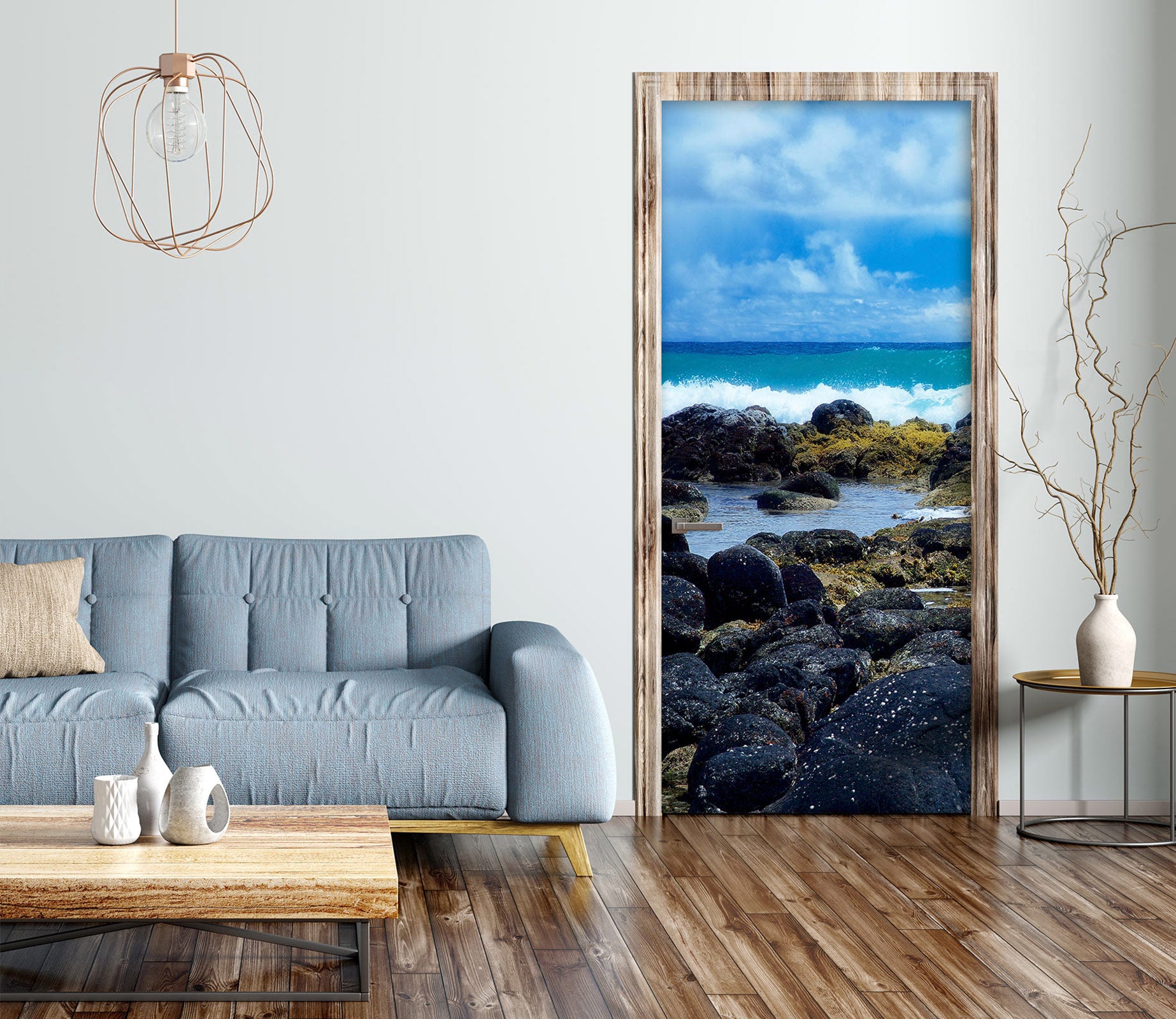 3D Seaside Reef 110201 Kathy Barefield Door Mural