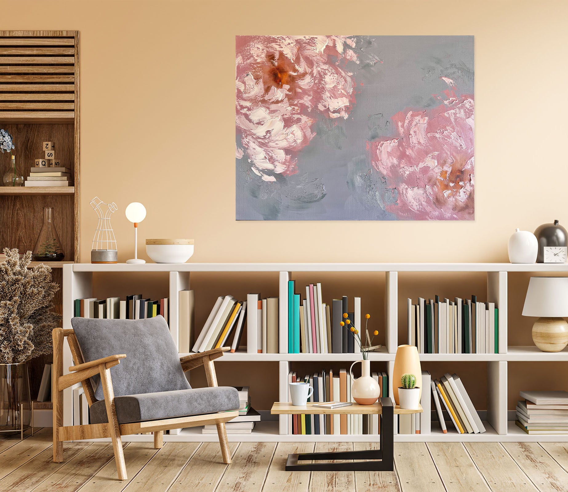 3D Pink Flower 810 Skromova Marina Wall Sticker