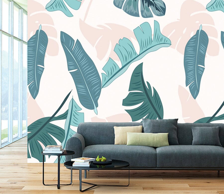 3D Green Leaf WG245 Wall Murals Wallpaper AJ Wallpaper 2 