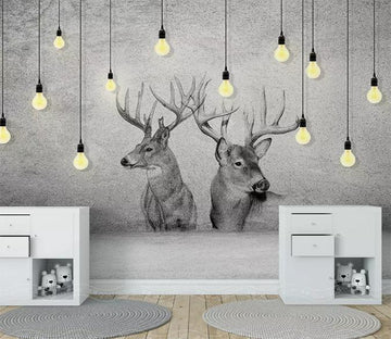 3D Elk 1415 Wall Murals Wallpaper AJ Wallpaper 2 