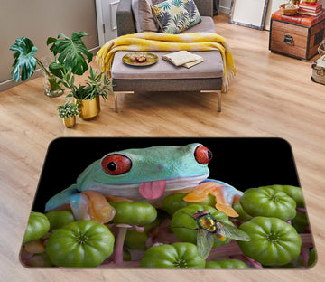 3D Frog Flies 68162 Animal Non Slip Rug Mat