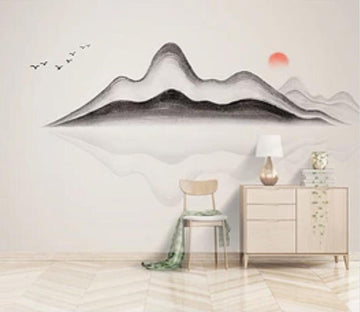 3D Mountain River 1916 Wall Murals Wallpaper AJ Wallpaper 2 