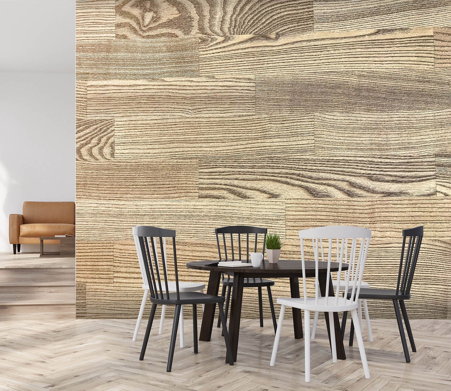 3D Wavy Texture Wood 64 Wall Murals Wallpaper AJ Wallpaper 2 