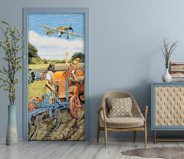 3D Cultivator Airplane 103116 Trevor Mitchell Door Mural