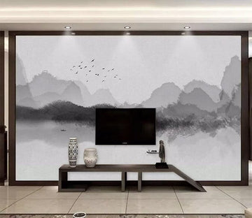 3D Grey Valley 2386 Wall Murals Wallpaper AJ Wallpaper 2 