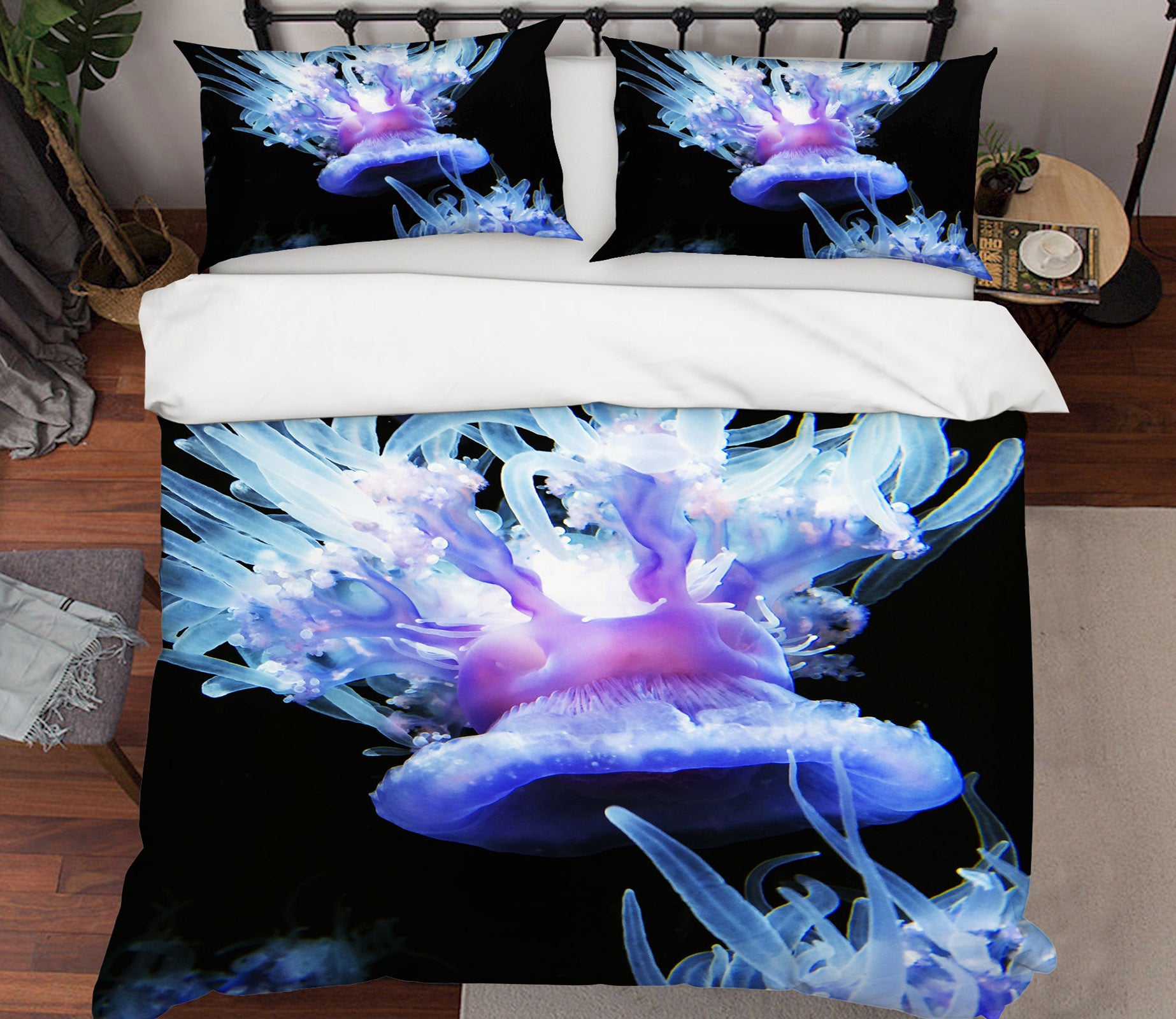 3D Jellyfish 21011 Bed Pillowcases Quilt