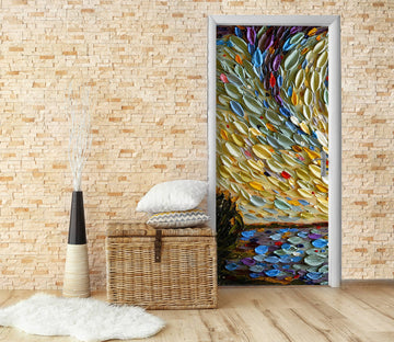 3D River Pattern 112219 Dena Tollefson Door Mural