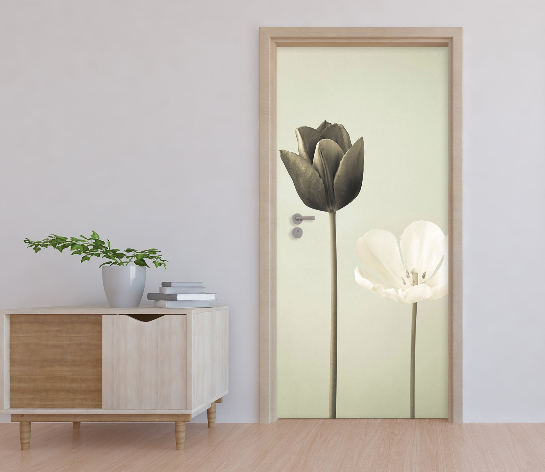 3D Brown Bud 5025 Assaf Frank Door Mural