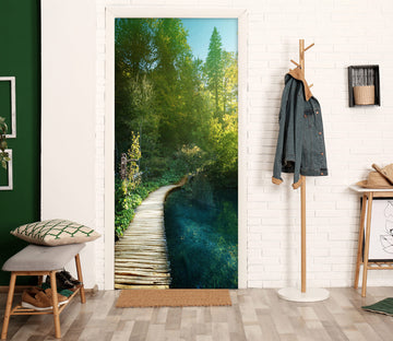 3D Forest Path 23153 Door Mural