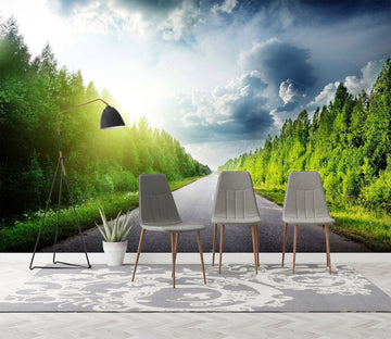 3D Highway Tree 1444 Wall Murals Wallpaper AJ Wallpaper 2 