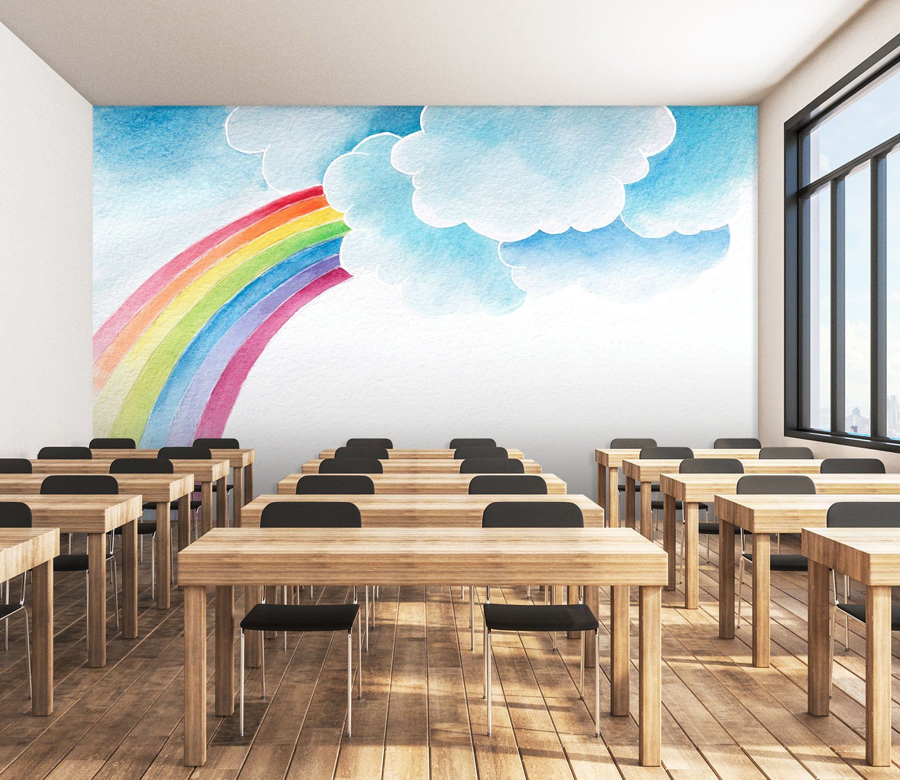 3D Cartoon Rainbow 177 Wall Murals Wallpaper AJ Wallpaper 2 