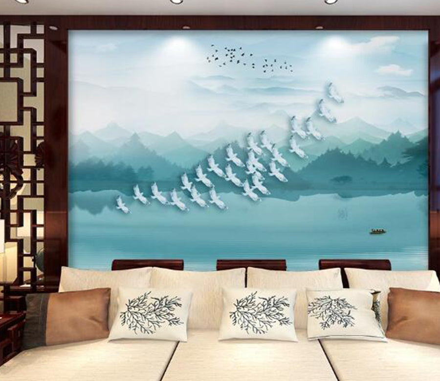 3D Wild Goose WC1526 Wall Murals